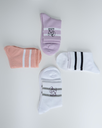 Elèva Plain Striped Socks