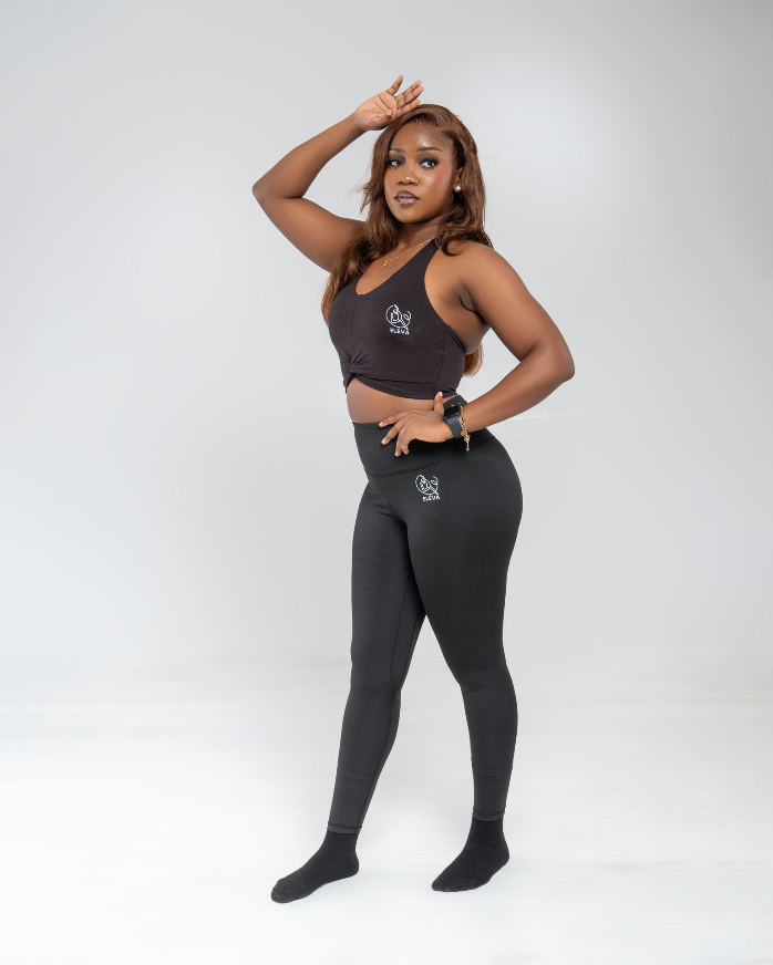 Elèva Compression Tights (Black, Medium)