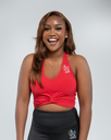 Kristied up crunched top