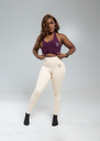 Kristied up crunched top